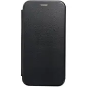 Beline Serie - Oppo A55 Hoesje - Magnetische Sluiting - Elegant Ontwerp - Zwart