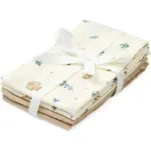 Cam Cam Washanden - Mousseline - 4-pack - Bosbessen - - OneSize - Washandjes