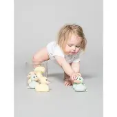Hevea Rubber Eend - Kawan Mini - Geel - - OneSize - Badspeelgoed