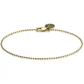 Lucleon Essentials | 1,6 mm Goudkleurige Ketting met Bolletjes Schakels