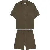 Bershka Joggingpak donkergroen