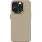 IDEAL OF SWEDEN Silicone Case met MagSafe voor de Apple iPhone 15 Pro - Beige