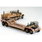 Tamiya Modelbouwpakket Militaire voertuigen - 35246 German SdKfz.9 Famo w/ Lowloader and 12 Figures Plastic - 1:35 - Modelbouw
