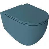 Isvea Infinity randloos toilet 53x36,5cm mat petrol