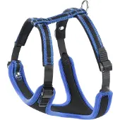 Ferplast Ergocomfort Harnas - Blauw L (L, Hond, Hondensport), Kraag + Leiband