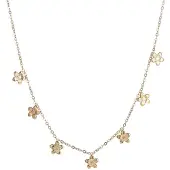 Go Dutch Label Collier Daisies Goudkleurig