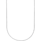 The Jewelry Collection Zilver Gerhodineerde Collier anker gediamanteerd 1 1333563 45