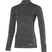 Heatkeeper Thermoshirt Lange Mouw Dames Premium Zwart Melange-S