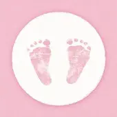 Ambiente Servetten "Baby voetjes meisje of jongen