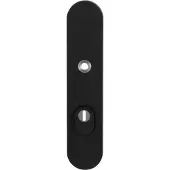 GPF bouwbeslag GPF VH buitenschild SKG*** 248x52x11mm afg kt PC72 massief zwart