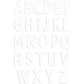 ScrapCooking Cake Template Letters set/26