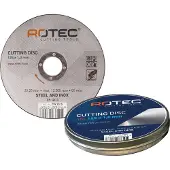 Rotec Doorslijpschijven 125x1,0x22,23 - 10 stuk(s) - 7992002 - 799.2002