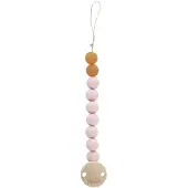 Hevea Speenketting - Natuurlijk Rubber - Powder Roze - - OneSize - Speenkettingen