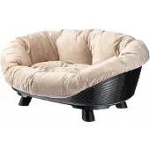 Ferplast Mand - FERPLAST - SOFA THRONE 6 - Met kussen - Zwart