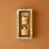 Bella Maison Indian geurstokjes en kaars - geschenkset