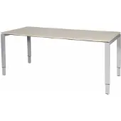 Schaffenburg Verstelbaar Bureau - Domino 180x80 robson - alu frame
