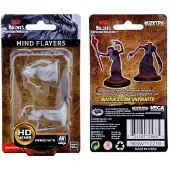 WizKids D&D Nolzurs Prachtige ongeverfde miniaturen: Wave 1: Mindflayers