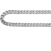 The Jewelry Collection Stalen Collier geslepen gourmet 5 6504962 60 cm
