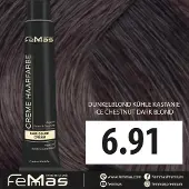 Femmas (6.91) - Haarverf - Donkerblond Koel Kastanje - 100ml