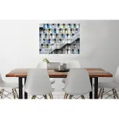 PosterMonkey Deuren - Appartementen - Trappen - Kleurrijk