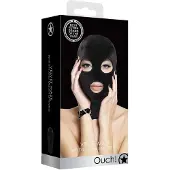 Shots Ouch - Masker met oog en mondopening - Zwart