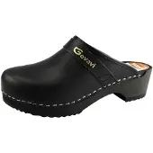 Gevavi Open Schoenklomp Hout | Zwart | 9200 | Maat 37