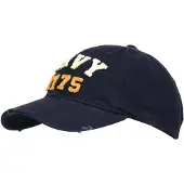 Fostex Garments - Baseball cap stone washed navy 1775 (kleur: Blauw / maat: NVT)