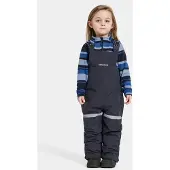 Didriksons - Kid's Bjärven Bib Pant 2 - Regenbroek 110, blauw