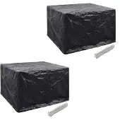 vidaXL Tuinmeubelhoes met 8 oogjes rechthoekig 125x70x35 cm