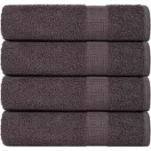 vidaXL Gastendoekjes FROGN 4 st 30x50 cm 360 g/m² antraciet