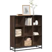 vidaXL Boekenkast 33,5x33x107,5 cm bewerkt hout sonoma eikenkleurig