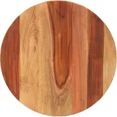vidaXL Tafelblad rond 25-27 mm 60 cm massief gerecycled hout