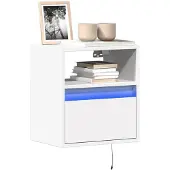 vidaXL Tv-wandmeubel met LED-verlichting 80x31x45 cm sonoma eikenkleur