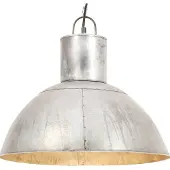 vidaXL Hanglamp rond 25 W E27 48 cm wit