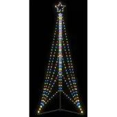 vidaXL LED-kerstboom 861 LEDs warm wit 478 cm