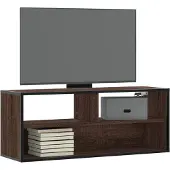 vidaXL Tv-meubel 60x31x39,5 cm bewerkt hout metaal sonoma eikenkleurig