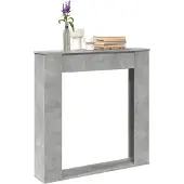 vidaXL Haardombouw 100x20x100 cm bewerkt hout wit