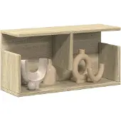 vidaXL Wandkast 60x20x30 cm bewerkt hout wit