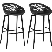 vidaXL Barstoelen 4 st wit