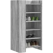 vidaXL Schoenenkast 52x37,5x100 cm bewerkt hout sonoma eikenkleurig