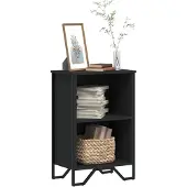 vidaXL Boekenkast 80x31x169 cm bewerkt hout zwart