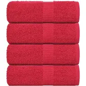 vidaXL Saunahanddoeken FROGN 2 st 80x200 cm 360 g/m² rood