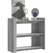 vidaXL Wandtafel 100x35x90 cm bewerkt hout wit