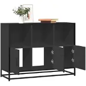 vidaXL Dressoir 100x35x76 cm bewerkt hout sonoma eikenkleurig