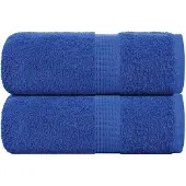 vidaXL Douchehanddoeken 4 st 70x140 cm 360 g/m² 100% katoen blauw