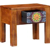 vidaXL Bijzettafel Bruin 40 x 30 x 36 cm