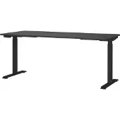 Germania GW-Mailand Hoogteverstelbaar Zit-sta-bureau Grafiet T-Voet 1,800 (B) x 800 (D) x 1,200 (H) mm Spaanplaat, metaal