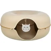 Trixie speeldonut vilt beige - 60x60 cm - Speelgoed kat