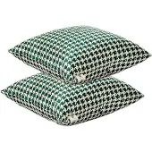Ce - Sierkussenhoes - 40x40cm - Groen Pepitka