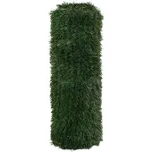 vidaXL Kunststof Omheining Donkergroen 1 x 6 m PVC en Staal